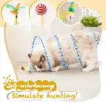 Self-play Cat Hunting Spiral Tunnel Toy - Image 2