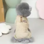 Fleece Pet Elastic Jumpsuit With Pull Ring - Image 15