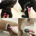 Pet Grooming Brush – Double Sided Shedding And Dematting Undercoat Rake Comb - Image 9